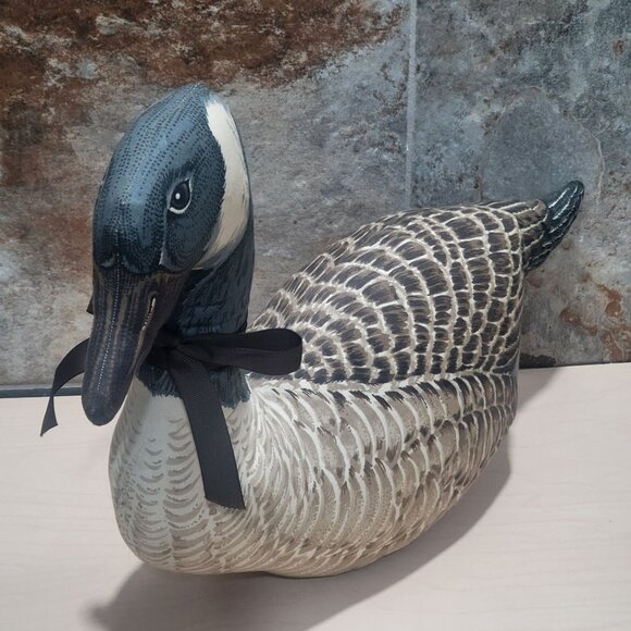 Vintage Canada Goose Plush Decorative Soft Sculpture - Picture 1 of 12
